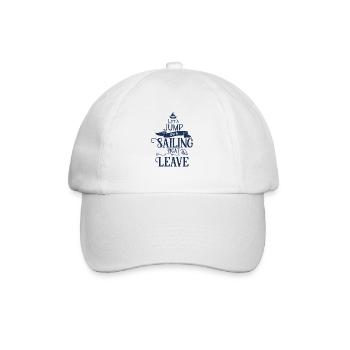 Sailing School Sailor Sailing Sailor Sailing Club - Baseball Cap - white/white - Front