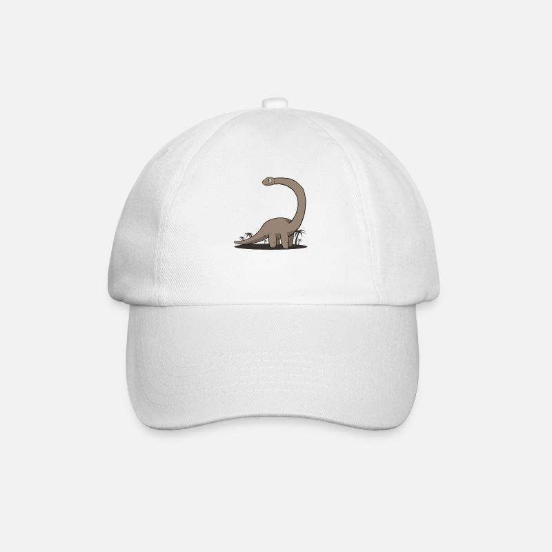 Dino - Baseballkappe - Weiß/Weiß