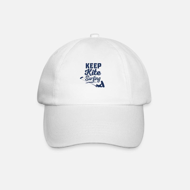 Kitesurfer Kitesurfer Kitesurfer Kitesurfer - Casquette classique - blanc/blanc