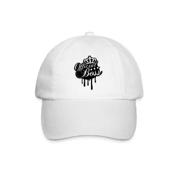 Cool Official Boss King Graffiti - Baseball Cap - white/white - Front