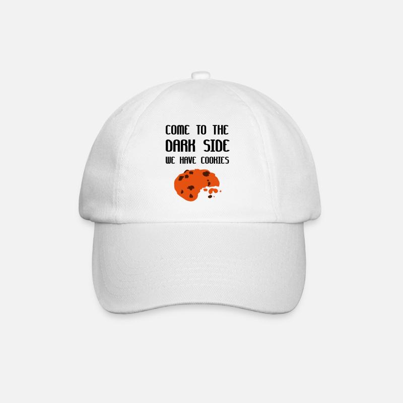 Come To The Dark Side We Have Cookies - Baseball Cap - white/white