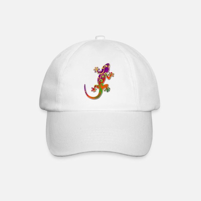Gecko - Slizzer - Salamandre - - Casquette classique - blanc/blanc