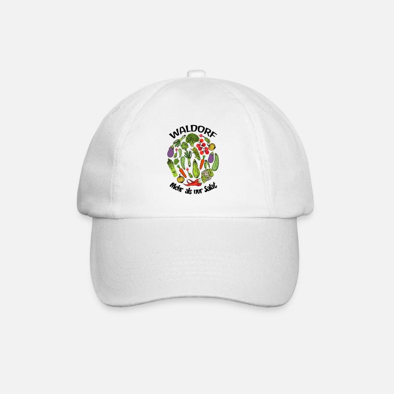 Waldorf - Mehr als nur Salat - Baseballkappe - Weiß/Weiß