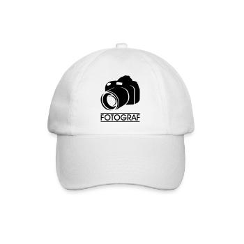 fotograf - Baseballkappe - Weiß/Weiß - Vorne