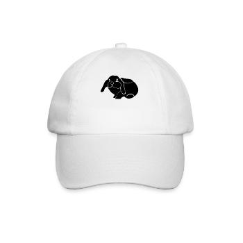 Rabbit - Baseball Cap - white/white - Front
