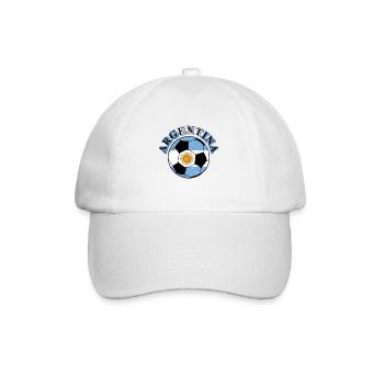 Soccer Argentina - Baseballkappe - Weiß/Weiß - Vorne