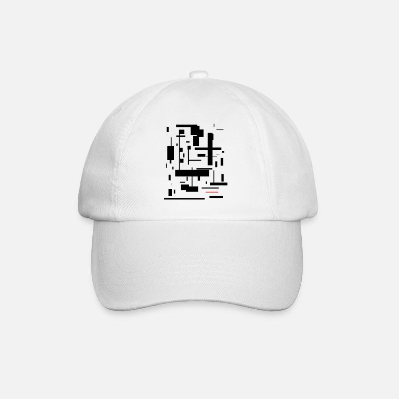 Kunst - Baseballkappe - Weiß/Weiß