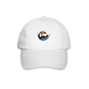 Tucan hammock time toucan hammock time - Baseball Cap - white/white - Front