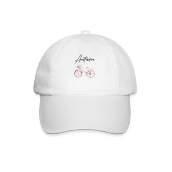 Amsterdam Hollande Pays-Bas - Casquette classique - blanc/blanc - Devant