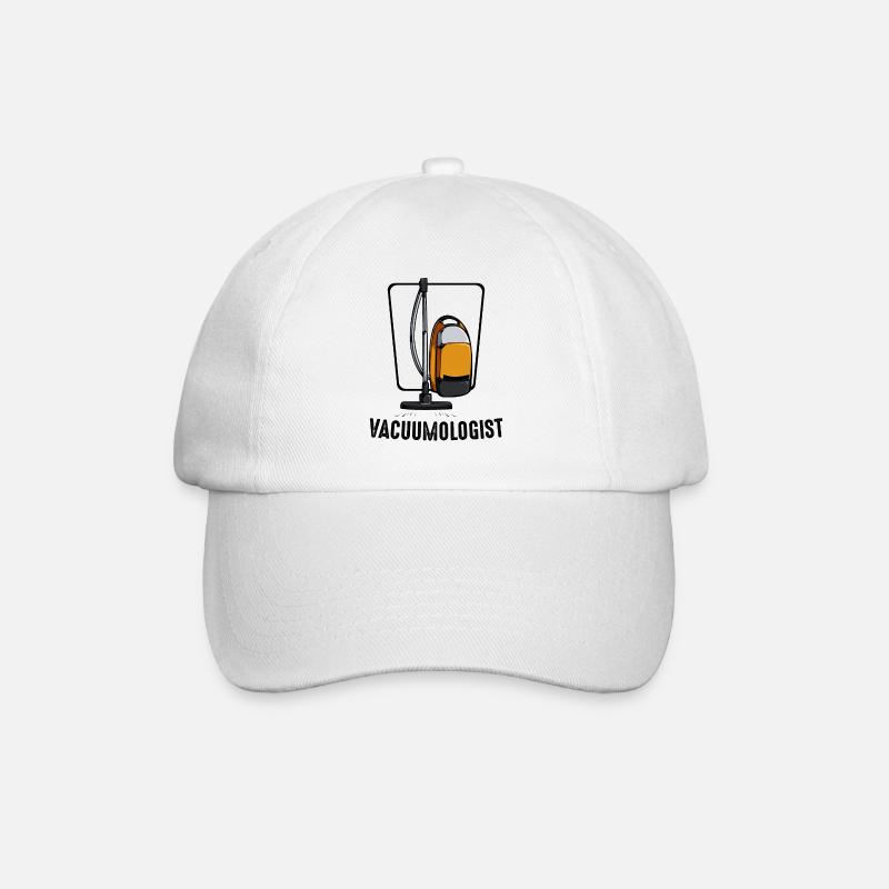 Vacuumologist Staubsauger Haushälterin Geschenk - Baseballkappe - Weiß/Weiß