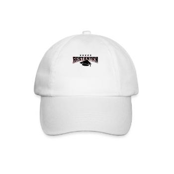 Bachelor Master Abschluss Promotion Sponsion Uni - Baseballkappe - Weiß/Weiß - Vorne