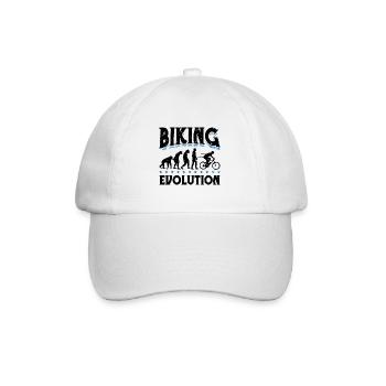 Evolution Biking Cycliste Cyclisme Cyclisme Vélo - Casquette classique - blanc/blanc - Devant
