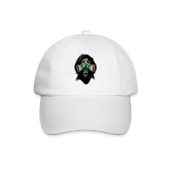 Maske - Baseballkappe - Weiß/Weiß - Vorne