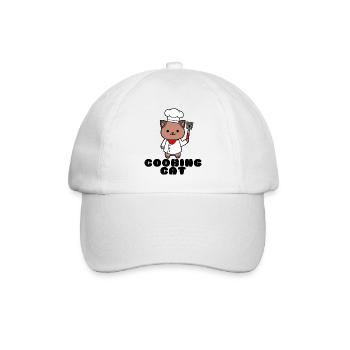 Chat de cuisine - Casquette classique - blanc/blanc - Devant