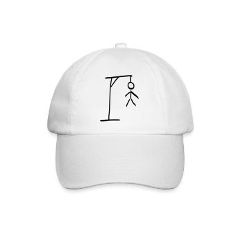 hangman - Baseball Cap - white/white - Front