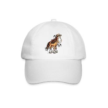Western Cheval - Casquette classique - blanc/blanc - Devant