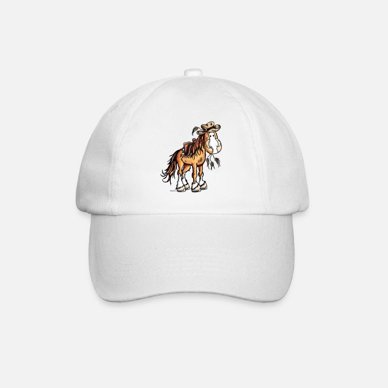 Western Cheval - Casquette classique - blanc/blanc