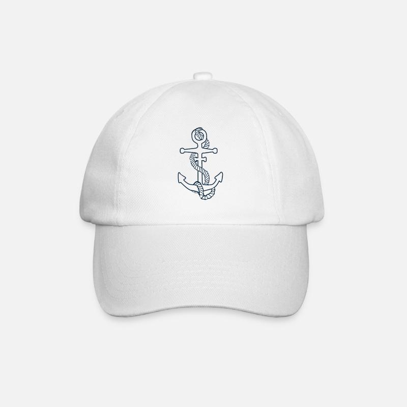 ancre - Casquette classique - blanc/blanc
