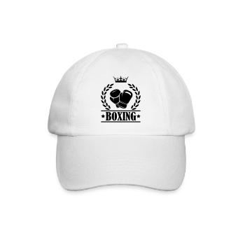 boxing_002 - Baseballkappe - Weiß/Weiß - Vorne