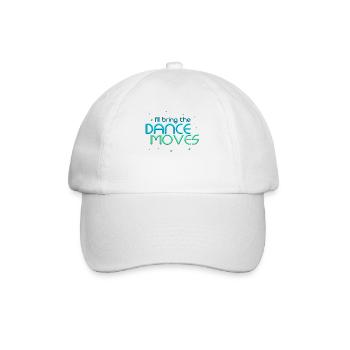 J'apporterai la danse bouge Funny Party Dancing - Casquette classique - blanc/blanc - Devant