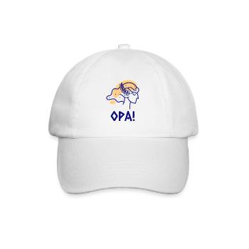 PAYS D’ORIGINE DE L’OPA Grèce - Casquette classique - blanc/blanc - Devant