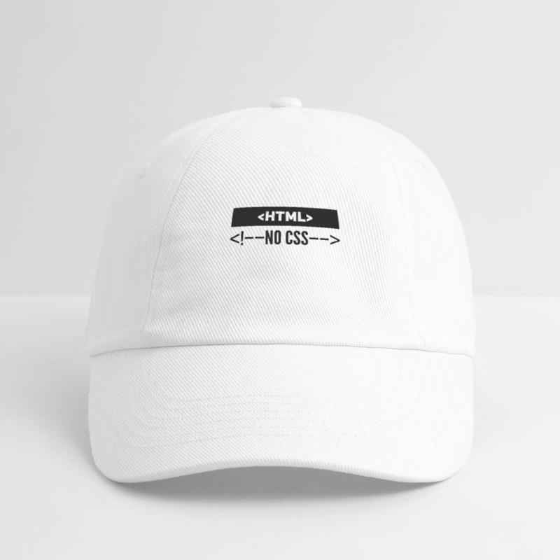 HTML Pas de CSS Casquette classique