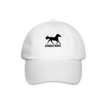 Chemise de cheval arabe · Race de chevaux · Cadeau - Casquette classique - blanc/blanc - Devant