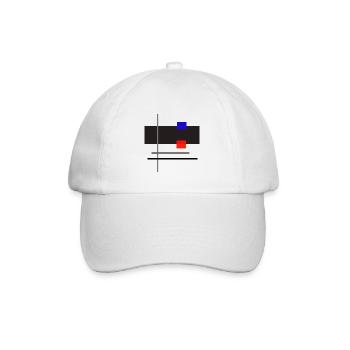 Aesthetic Art. Graphic shirt design - Baseball Cap - white/white - Front