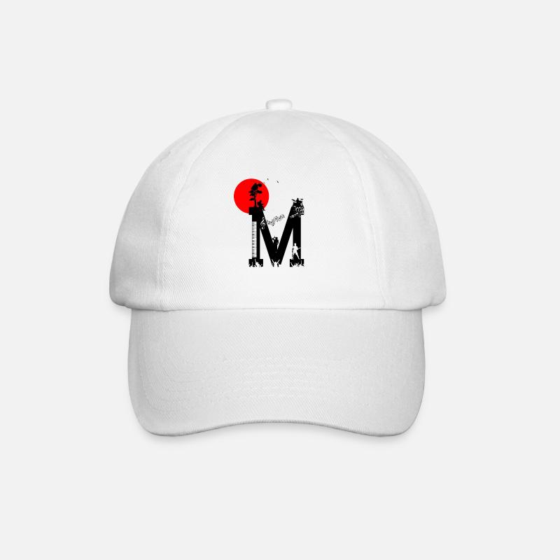 Musiker M - Baseballkappe - Weiß/Weiß