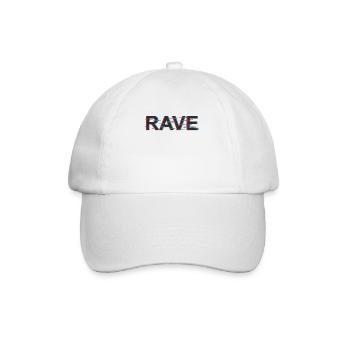 rave - Baseball Cap - white/white - Front