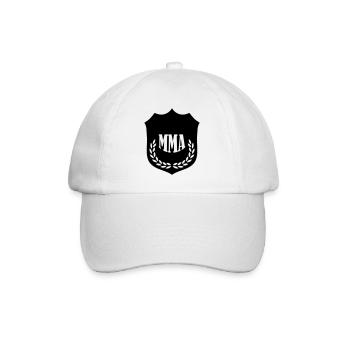 mma_01 - Baseball Cap - white/white - Front