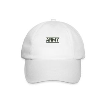 Army military camouflage army soldier Gotcha - Baseball Cap - white/white - Front