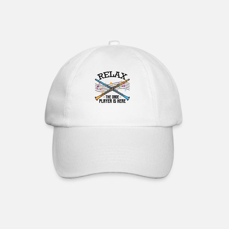 Oboe - Baseballkappe - Weiß/Weiß