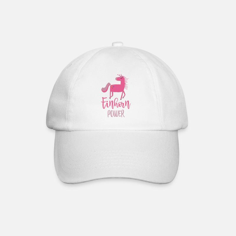 PUISSANCE DE LA LICORNE - Casquette classique - blanc/blanc