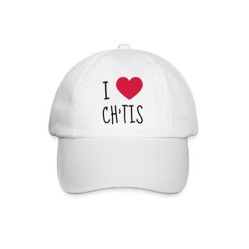 Ch'ti / Nord / Chti / Ch'ti mi / Nordiste / France - Baseball Cap - white/white - Front