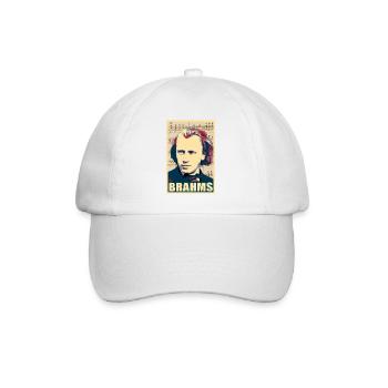 Johannes Brahms - Casquette classique - blanc/blanc - Devant