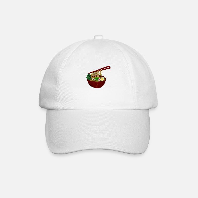 Ramen - Baseballkappe - Weiß/Weiß