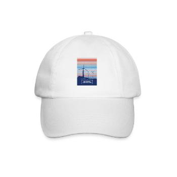 Une solution éolienne pour un avenir meilleur - Casquette classique - blanc/blanc - Devant