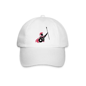 spartaner_01 - Baseballkappe - Weiß/Weiß - Vorne
