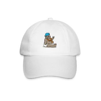 Rapper Baby - Baseballkappe - Weiß/Weiß - Vorne