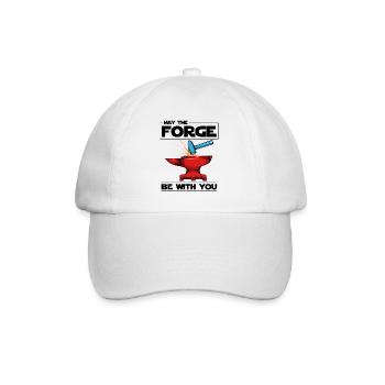 Frappe de l’étincelle du marteau du forgeron - Casquette classique - blanc/blanc - Devant