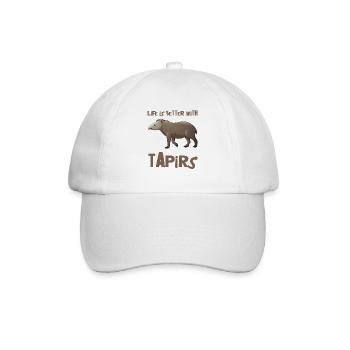 Tapir - Baseballkappe - Weiß/Weiß - Vorne
