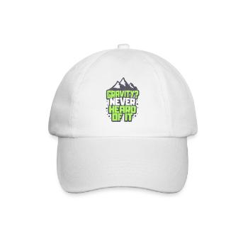Kletterer Klettern Bouldern - Baseballkappe - Weiß/Weiß - Vorne