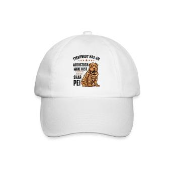 Shar Pei - Baseballkappe - Weiß/Weiß - Vorne