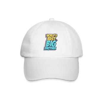 Bester Großer Bruder - Baseballkappe - Weiß/Weiß - Vorne
