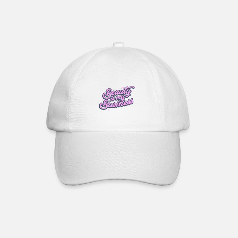 Kosmetikerin Make-Up - Baseballkappe - Weiß/Weiß