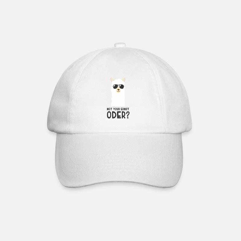 Alpaga - pas votre sérieux - Casquette classique - blanc/blanc