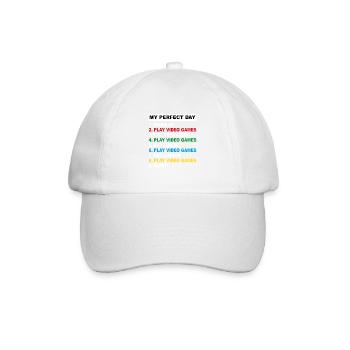 Funny Programmer Computer Gamer Gift - Baseball Cap - white/white - Front