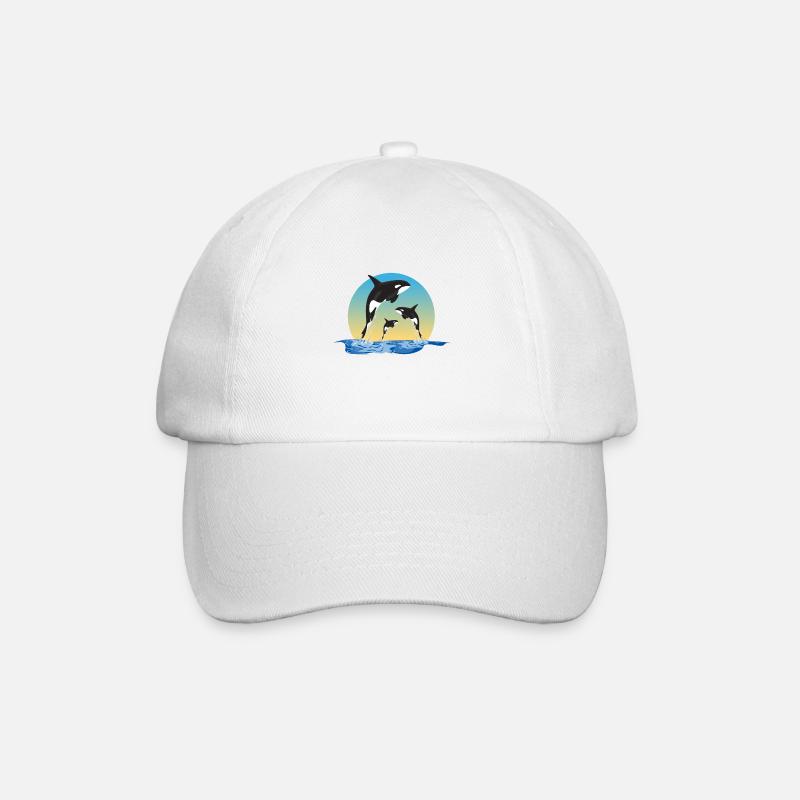 Conception de plume de poulet rouge blanc XASTY - Casquette classique - blanc/blanc
