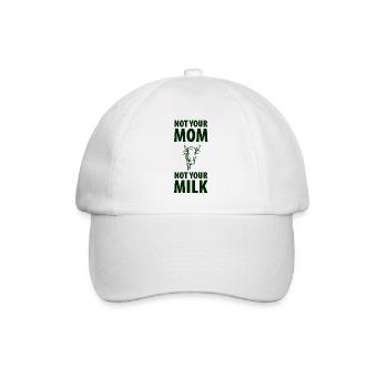 Vegan lustiger spruch - Baseballkappe - Weiß/Weiß - Vorne